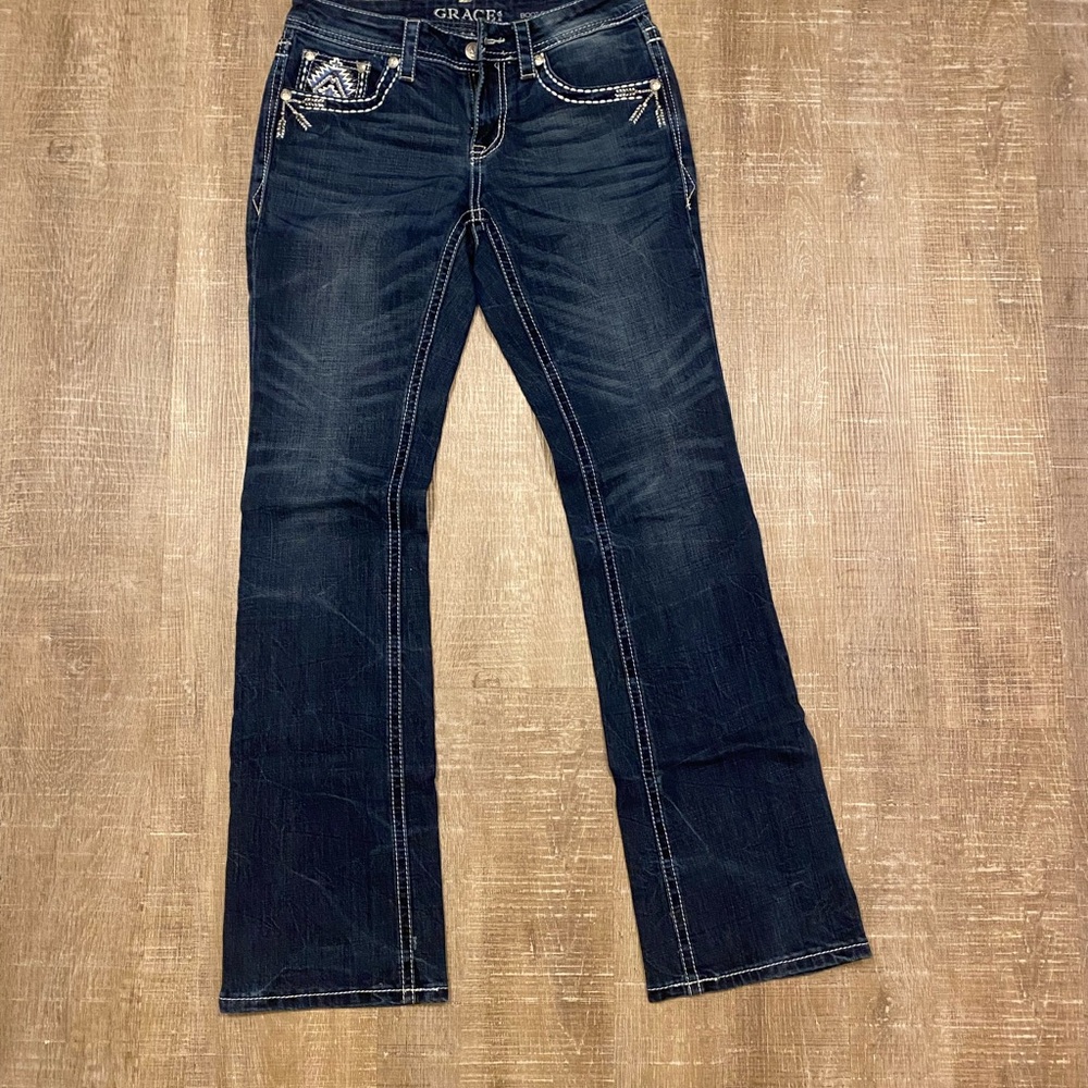 Grace Dark Blue Women's Jeans